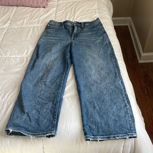 Madewell high rise straight jeans size 28, used but like new
